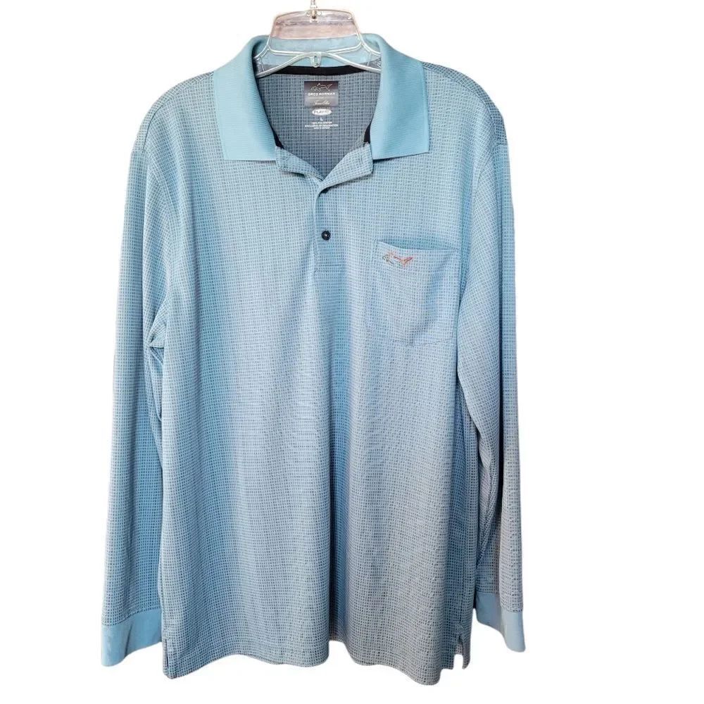 Long sleeve polo style shirt